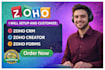 setup and customize zoho crm zoho creator zoho form