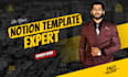 be your notion expert for building and customizing notion templates