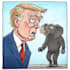 do a cartoon design and political cartoon