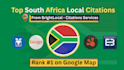 do 120 high quality south africa local citations