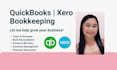 do quickbooks or xero bookkeeping, invoice, bill, reconciliation