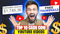create top 10 cash cow faceless videos and youtube automation