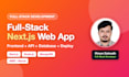 build a full stack web application with nextjs react and nodejs