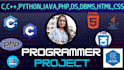 do code in java python php c cpp dbms HTML CSS