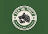 design combining stylized wolf hops and oak leaf logo