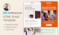 design a professional getresponse email template newsletter