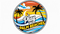 design beach landscape and lawncare logo