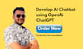 develop ai chatbot for website using openai chatgpt