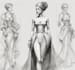 draw a fashion illustration or sketch