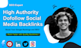 do high authority do follow social media backlink rank google