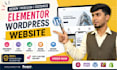 design or redesign a professional wordpress website with elementor