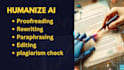 humanize ai content, proofreading and rewrite