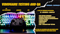 professionally QA test and review your videogame