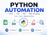 automate excel, CSV, PDF and web scraping with python