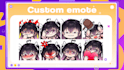 create an animated emote gif format for streaming channel