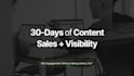 design and write 30 days of social media posts