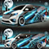 do attractive racing car design, racing car wrap