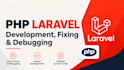 fix, debug, and develop your PHP laravel web application