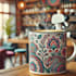 create a custom unique coffee mug design