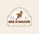 design awesome bar saloon logo