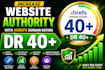 increase domain rating DR 40 plus