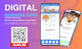 create clickable digital business card design