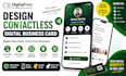 design professional clickable digital business card vcards that works everywhere