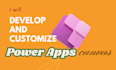 develop and customize microsoft powerapps canvas app