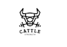 design cattle strength gym logo