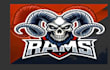 do make ram skull mascot logo design with business