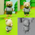 create cute 3d cartoon character model