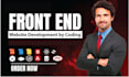do front end website development by coding