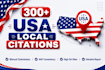 do 300 USA local citations and directory submission for gmb ranking