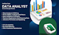 be your data analyst for ms excel and google sheets