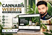 design cannabis website, cbd website, hemp website, weed, and marijuana website