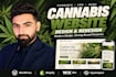 design cannabis website, cbd website, hemp website, weed, and marijuana website