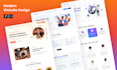 design stunning figma website UI UX, modern web UI UX in figma