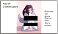 draw custom nsfw furry art, any kink