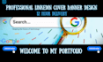 design a professional linkedin cover