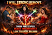strong remove third party spell reject interference  love triangle breaker