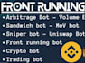 develop arbitrage bot, copy trading bot, front running bot, solana volume bot