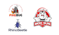 create unique cartoon pest control logo