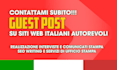 help you to publish guest post