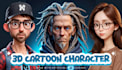 create realistic 3d cartoon character with your photos using ai