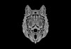 design wonderful nature wolf logo