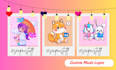 design logo with cute anime