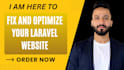 fix laravel bugs, optimize website speed and performance