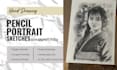 sketch a handmade pencil drawing portrait