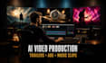 create ai trailers, video ads and music clips