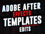 do videohive template editing in aftereffects